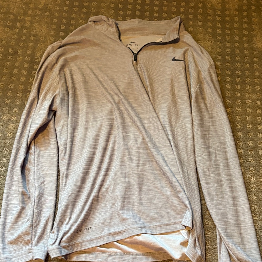 Nike Dri-FIT Light Gray Pullover
